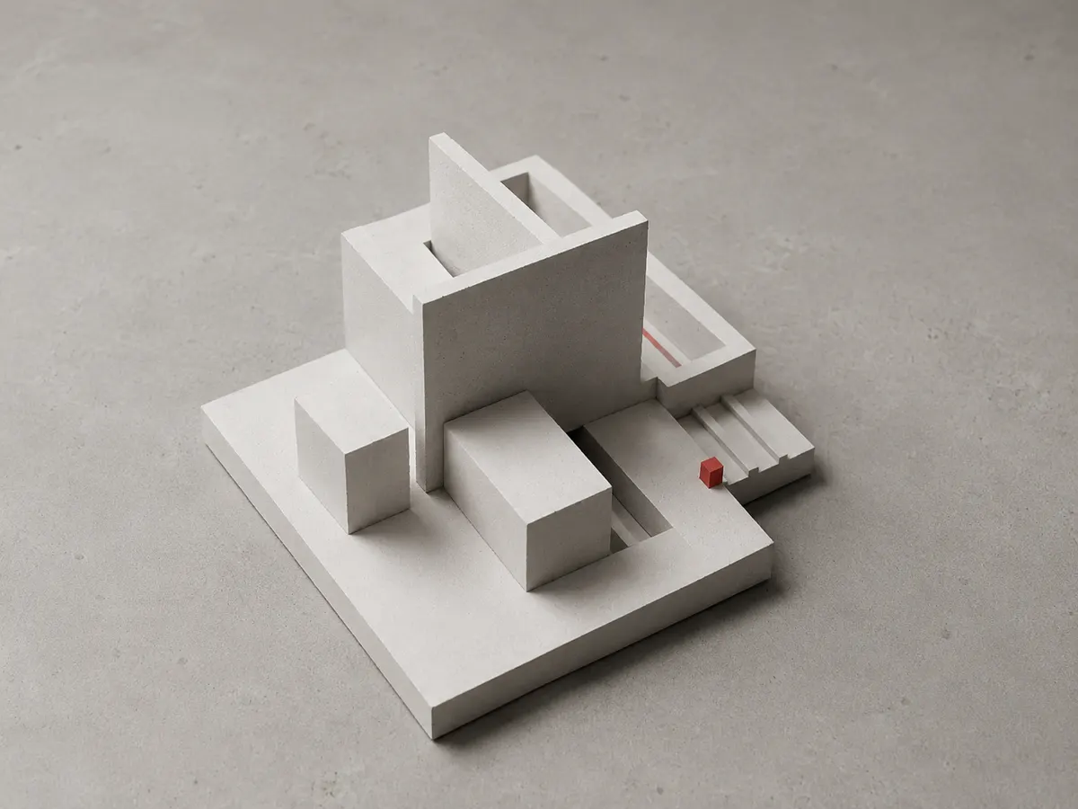 Maquette d’étude architecturale