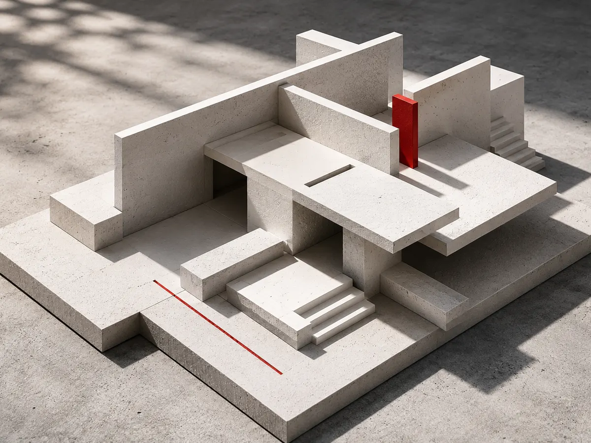 Maquette d’étude architecturale